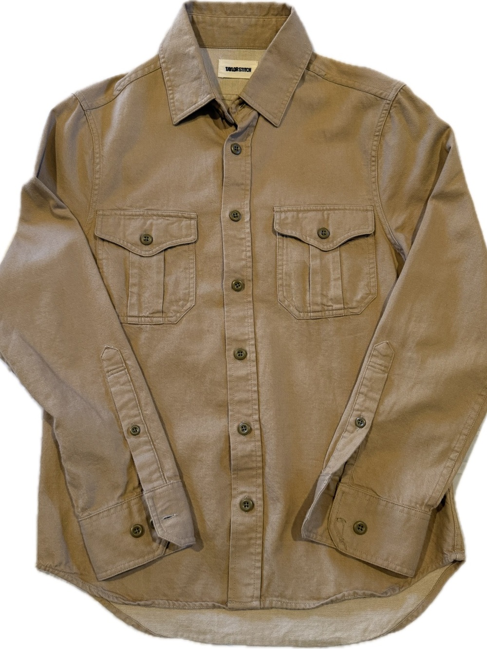 Taylor Stitch Tan Utility Shirt 36